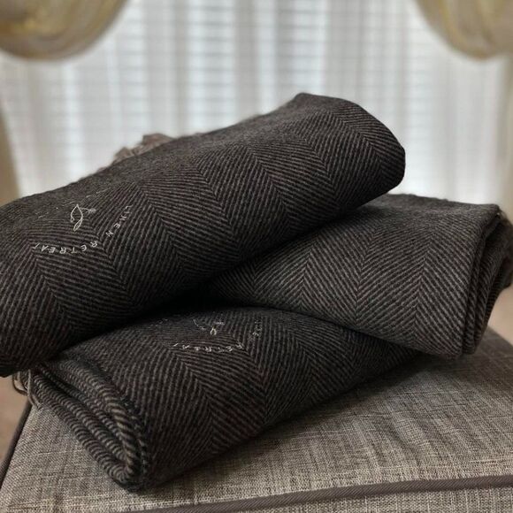 Mongolian 100% WOOL Blanket Throw - Picture 2 of 6